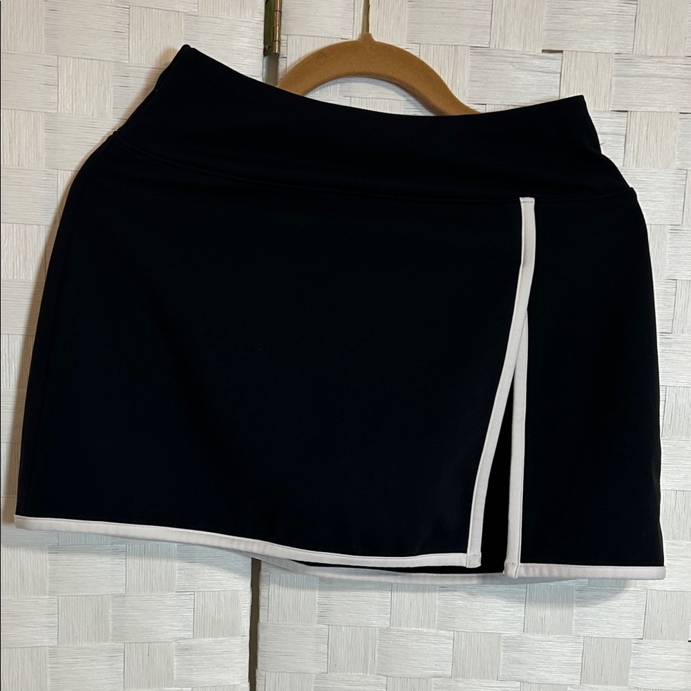Wild Fable Black Mini Skirt with White Trim